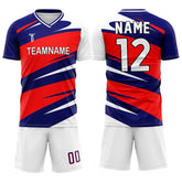 Custom Interlaced Team Soccer Jersey Uniform Set